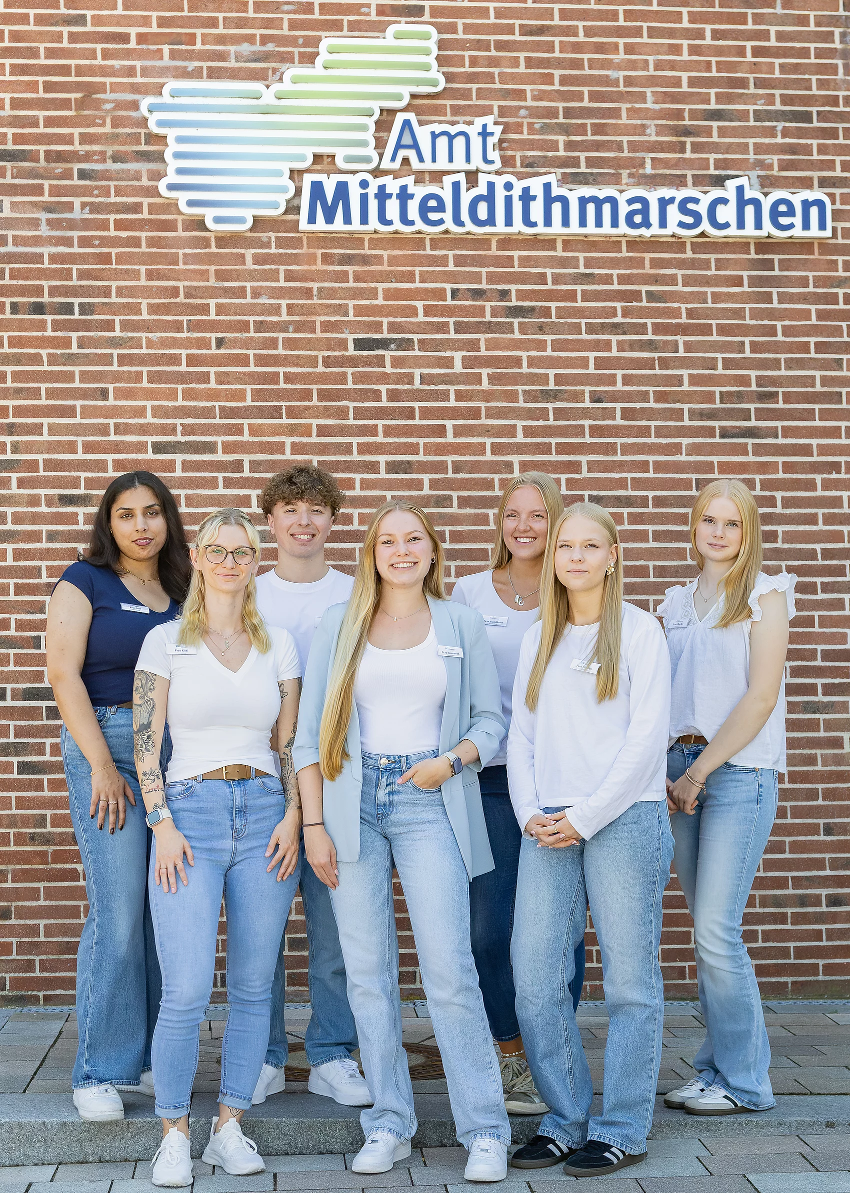 Zainab, Alischa, Stavros, Aria, Lisa-Marie, Letje und Clara (es fehlt Herr Günther)
